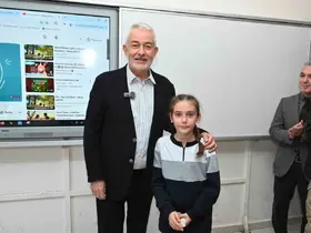 Minik başkanın sınıftaki seçim sözü yerine getirildi
