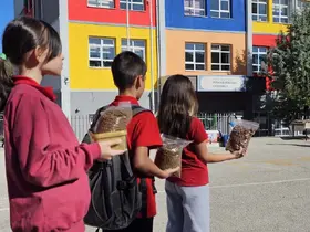 Minik öğrencilerden doğaya ve hayvanlara anlamlı dokunuş

