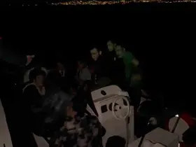 Mobil radar tespit etti, düzensiz göçmenler yakalandı
