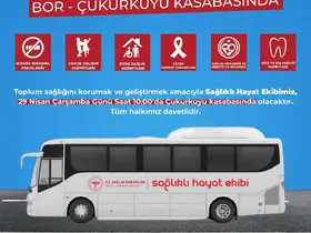 Mobil Sağlıklı Hayat Ekibi Çukurkuyu’da vatandaşlarla buluşacak
