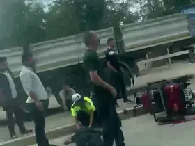 Motosiklet ile otomobil çarpıştı: 1 yaralı
