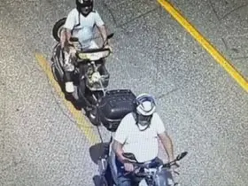 Motosikletlilerin tehlikeli yardımlaşmasına ceza
