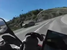 Motosiklette ölüm böyle geldi...
