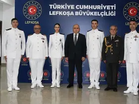 MSÜ Deniz Harp Okulu öğrencilerinden Türkiye’nin Lefkoşa Büyükelçiliği’ne ziyaret
