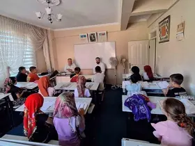 Müftü Güvenir’den yaz Kur’an kurslarına moral ziyareti
