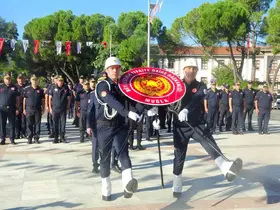 Muğla’da İtfaiye Haftası çelenk sunma töreniyle başladı
