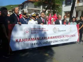 Muğla’da ‘Kahramanlarla Kardeşlik Yolunda’ yürüyüşü düzenlendi

