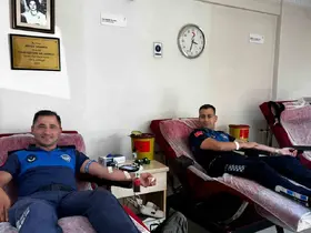 Muğla’da Zabıta Haftası kapsamında Kızılay’a kan bağışı
