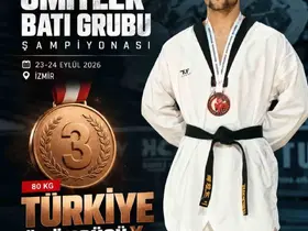 Muğlalı sporcu Semih Karabacak Türkiye üçüncüsü oldu
