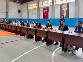 Muğlasporlu futbolcular öğrencilerle buluştu
