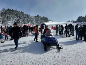 Murat Dağı Termal Kayak Merkezi, sömestirde tatilcilerin gözdesi oldu

