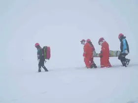 Muş’ta 2 bin 600 rakımda nefes kesen çığ tatbikatı
