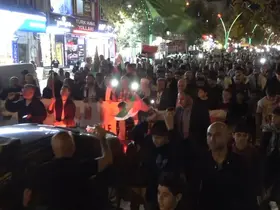 Muş’ta binlerce kişiden Gazze’ye destek gösterisi
