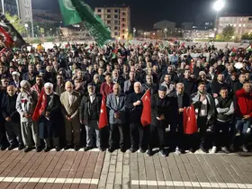 Muş’ta Gazze’ye destek gösterisi düzenlendi
