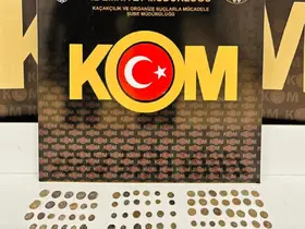 Muş’ta tarihi eser operasyonu: 86 parça tarihi obje ele geçirildi
