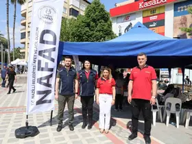 NAFAD standına vatandaşlar ilgi gösterdi

