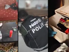 Narkotik operasyonunda 9 şüpheli yakalandı