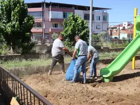 Nazilli’de çocuk oyun ve spor alanları bakıma alındı
