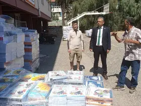 Nazilli’de ders kitaplarının dağıtım hazırlıkları incelendi
