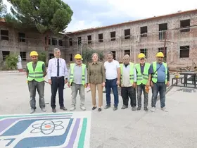 Nazilli’de iki okulda deprem güçlendirmesi sürüyor
