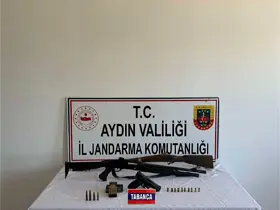 Nazilli’de jandarmadan silah operasyonu
