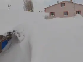 Ne Kamçatka, ne Alaska: Sivas’ta bina boyu kar yağdı
