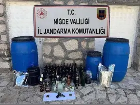 Niğde’de jandarmadan kaçak alkol operasyonu