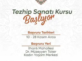 Niğde’de tezhip sanatı kursuna başvurular başladı
