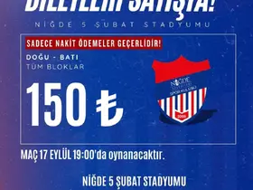 Niğde’de Ziraat Türkiye Kupası heyecanı
