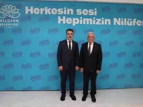 Nilüfer Belediye Başkanı Özdemir, Bursa Büyükşehir Belediye Başkan Vekili Biba’yı ağırladı
