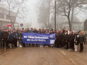 Nilüfer Belediyesi’nden kansere karşı farkındalık yürüyüşü
