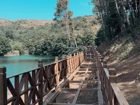 Nisi Göleti’nde güzelleştirme çalışmaları
