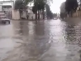 Nizip’te sağanak sonrası yollar göle döndü, kırsal mahallelerde sel meydana geldi
