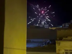 Nusaybin’de gece yarısı patlatılan havai fişekler tepki çekti
