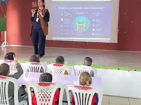 Öğrenciler afetler ve 112 Acil Çağrı Merkezi hakkında bilgilendirildi
