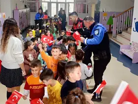 Öğrenciler polisliği tanıdı, güvenlik kurallarını öğrendi
