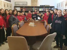 Öğrencilerden Türk Dil Bayramı kutlaması

