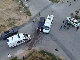 Okul servisi ile hafif ticari araç çarpıştı: 6 yaralı
