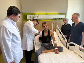 Omuzdaki kıkırdak hasarı dizden alınan sağlıklı kıkırdak ve kemik dokusuyla onarıldı
