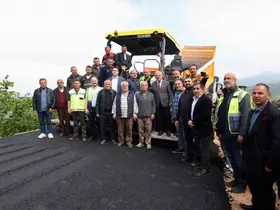 Ordu’da 3 ilçeyi ilgilendiren yolda sıcak asfalt çalışması
