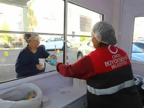 Ordu’da hastaneye gelen vatandaşlara çorba ikramı
