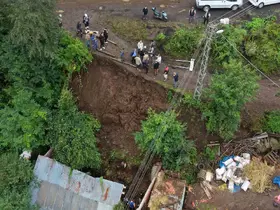 Ordu’da heyelan: Ahırdaki 5 büyükbaş telef oldu