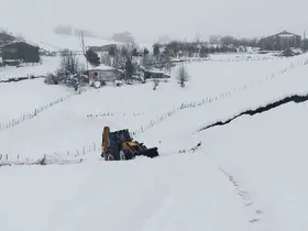 Ordu’da karla mücadele çalışmaları
