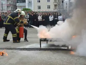 Ordu’da öğrencilere deprem ve yangınla mücadele eğitimi
