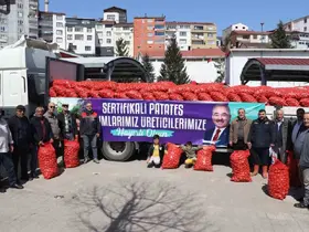 Ordu’da üreticilere 45 ton tohumluk patates dağıtıldı
