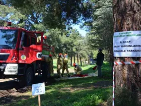 Ormancılar madalya için kıyasıya yarıştı
