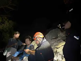 Ormanlık arazide kaybolan 2 Rus turisti AFAD ekipleri kurtardı
