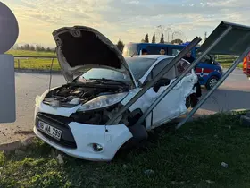 Ortalığı savaş alanına çeviren kaza: 6 yaralı