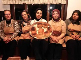 Osmangazi’de kandil akşamında 600 yıllık ’bereket’ ekmeği pişirildi
