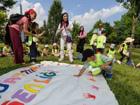 Osmangazi’de minikler yaza merhaba etkinliğinde buluştu
